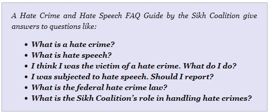 Know Your Rights: Hate Crimes & Hate Speech | SikhNet