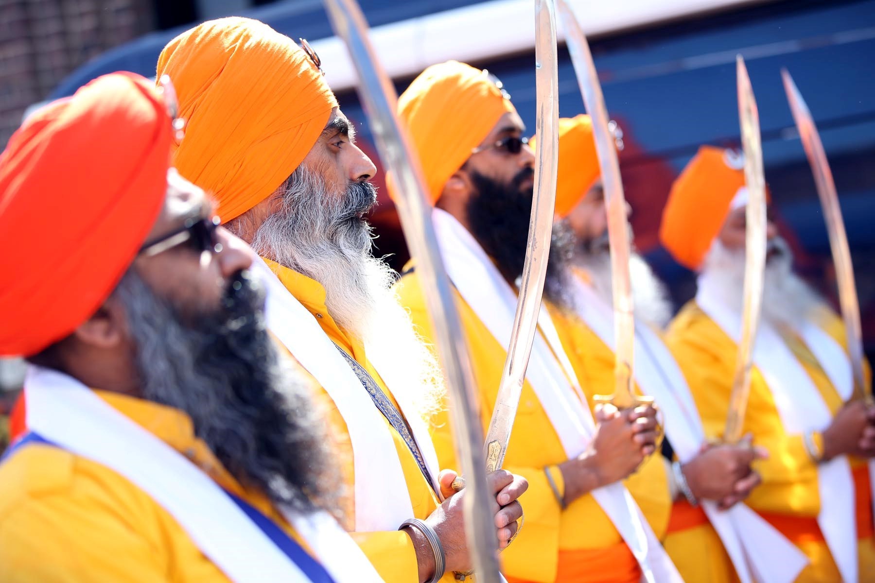 Sikh Community Holds Colourful Festival