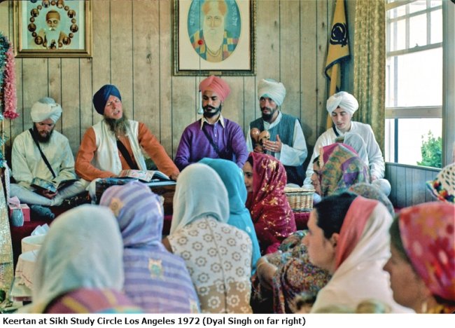 Keertan at Sikh Study Circle Los Angeles 1972 text.jpg