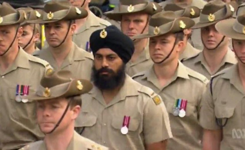 A Turbaned Member Of The Australian Army Makes History On Anzac