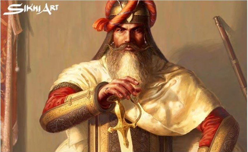 Beautiful Painting of Hari Singh Nalwa by Sikhi Art | SikhNet