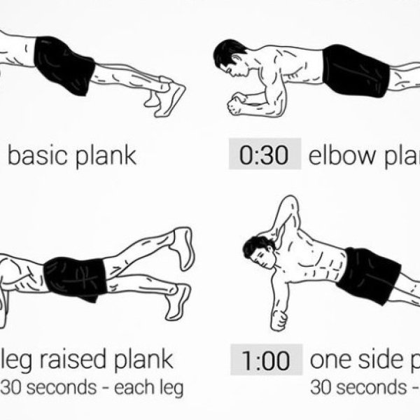 planking before and after