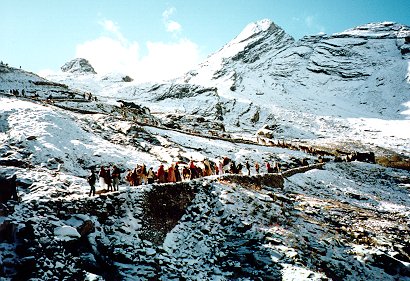 The path up to Hemkunt Sahib