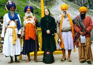 Nihangs at Hemkunt Sahib and the Anthropologist